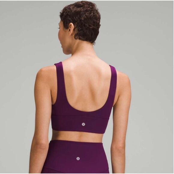 Lululemon Womens Sports Bra Align V-Neck Light Support A/B Cup Gym Purple Size 6 - Picture 9 of 9